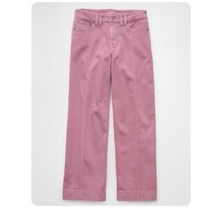 AE dreamy, drape stretch, low rise, baggy pants